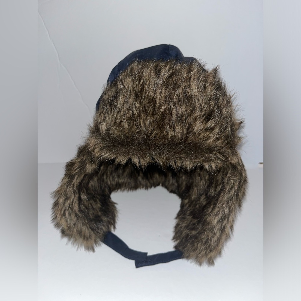 The Children’s Place Blue Navy Sherpa Winter Hat SZ: S-M 4-7 (VG)
